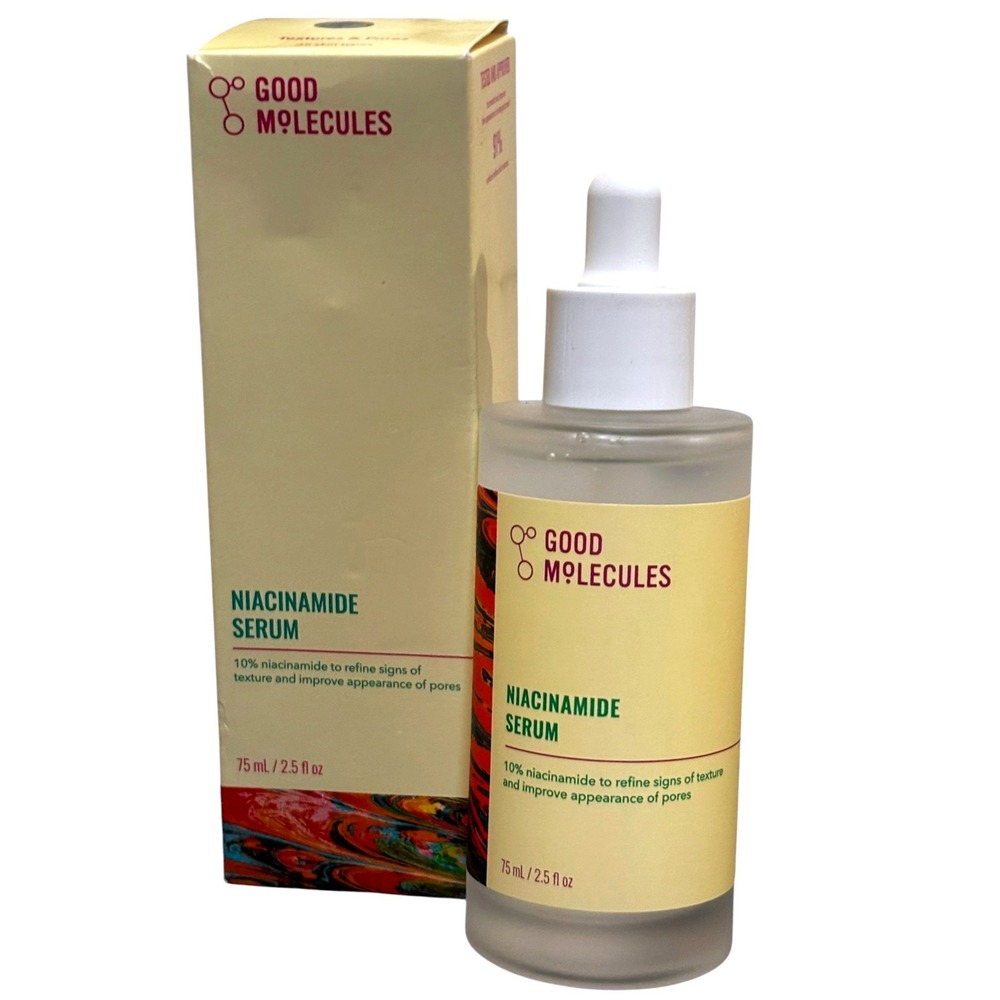 Good Molecules Niacinamide Serum 10% Vitamin B3 Pore Refining 75ml 2.5oz NEW